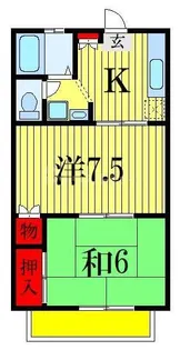 カナスギハウス【2階】の間取り