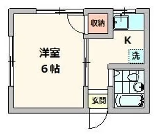 コーポAMI【2階】の間取り