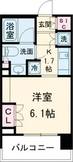 イプセ蒲田【4階】の間取り