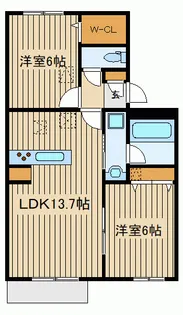 東京都練馬区桜台5【アパート】の間取り