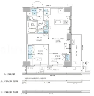 東京都品川区東品川3【マンション】の間取り