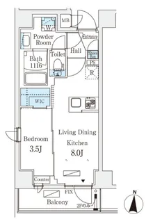 東京都江東区大島1【マンション】の間取り