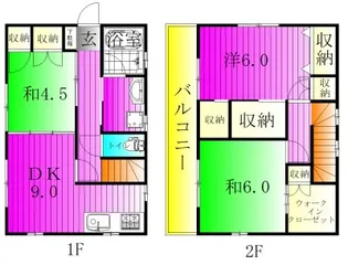 千葉県松戸市二ツ木【一戸建】の間取り
