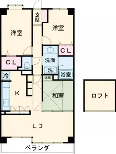 ライオンズマンション岐阜シティ【15階】の間取り