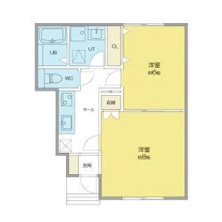 Maison de Rich 中山【1階】の間取り