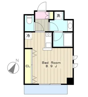 東京都八王子市西片倉1【マンション】の間取り