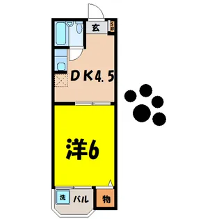 ラピス【4階】の間取り