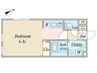 リーガランド本郷【4階】の間取り
