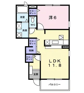神奈川県小田原市新屋【アパート】の間取り