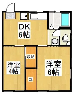 ランシール上尾本町【2階】の間取り