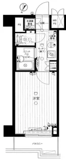 ルーブル中野沼袋【4階】の間取り