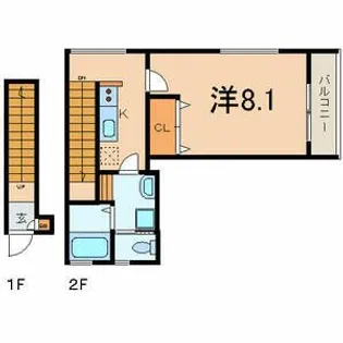 Prendre【2階】の間取り