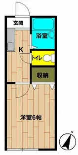 リベラル白幡壱番館【1階】の間取り