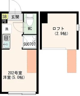 アイオライト【2階】の間取り