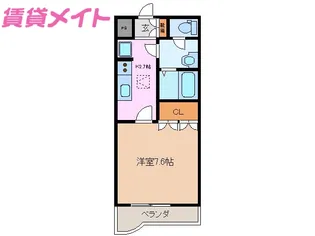 コスモ原【2階】の間取り