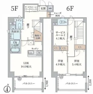 Forelsketの間取り
