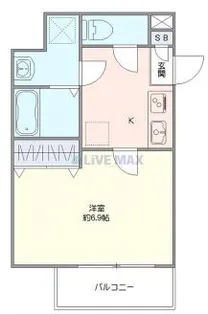 ジーメゾン衣笠栄町【3階】の間取り