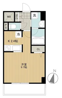 BUENA米山3丁目【5階】の間取り