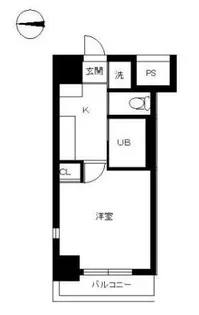スカイコート大森第5【8階】の間取り