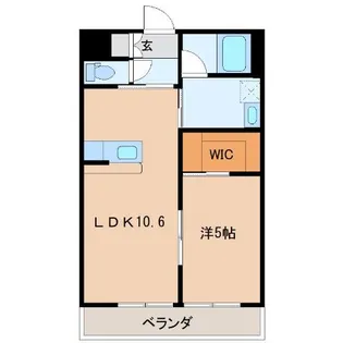 オーリスIマンション【2階】の間取り