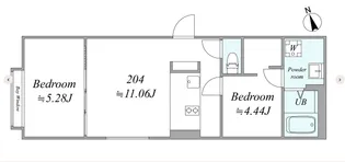 trias341【2階】の間取り
