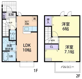 BELL FINE Aの間取り