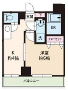 HF銀座レジデンスEASTII【11階】の間取り