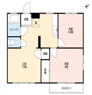 ヤマネハイム【3階】の間取り