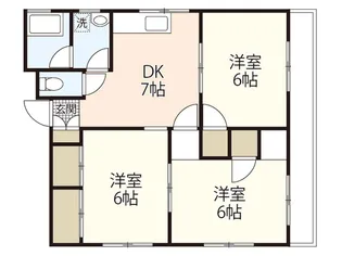 横山ビル【4階】の間取り