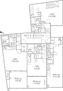 Fons Lucis Izumi【3階】の間取り