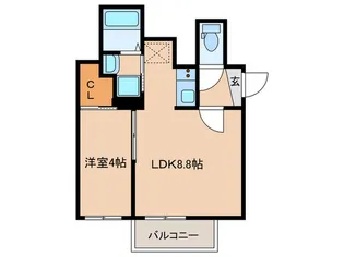 (仮称)ウェリス東浜【1階】の間取り