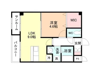 コンフォール魚津【3階】の間取り
