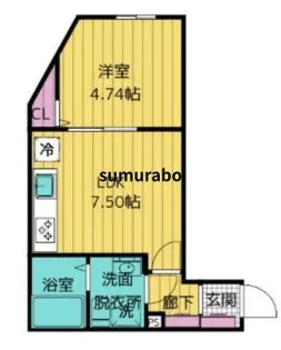 クリオ ラモード神楽坂【2階】の間取り