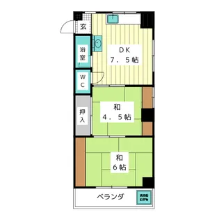 大栄ハイツ【3階】の間取り