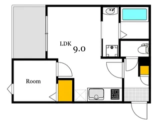 REGALEST牛田旭【2階】の間取り