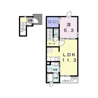 リジエール【2階】の間取り