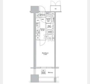 コンフォリア渋谷WEST【4階】の間取り