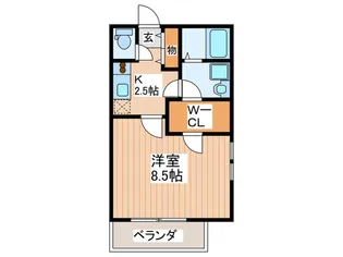 リーブス京橋【2階】の間取り