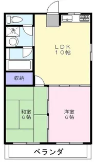 桜山ハイツ【1階】の間取り