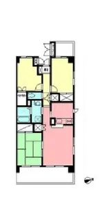 ヴァンクレール【4階】の間取り