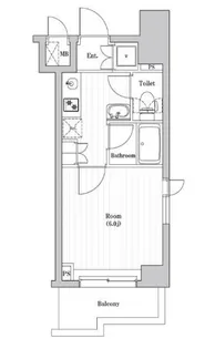 ルーブル仲六郷弐番館【3階】の間取り