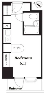 インペリアル南麻布コートアンドサテライト【1階】の間取り