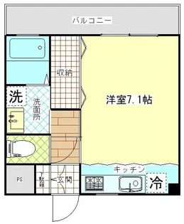 スカイベルハイツ【3階】の間取り