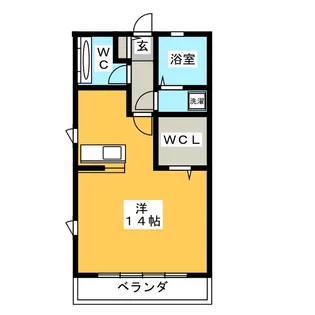 ボヌール町畑【2階】の間取り