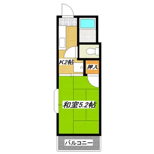 楓ビラ【2階】の間取り