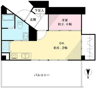 自由ヶ丘スカイハイツ【5階】の間取り
