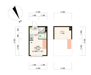 ラメット千歳烏山【1階】の間取り