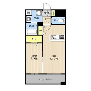 LIBTH菊陽III【2階】の間取り