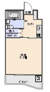 井川ビル【2階】の間取り
