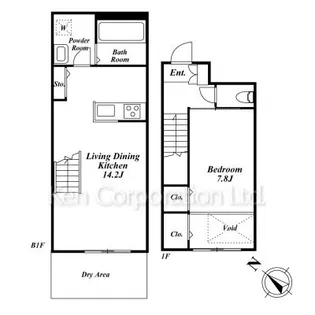 Casa Curioso【1階】の間取り